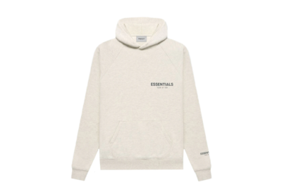 Essentials Fear of God Core Collection Pullover Hoodie Light Heather Oatmeal