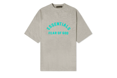 Essentials Fear of God Spring Printed Logo T-Shirt Grey
