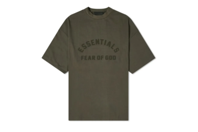 Essentials Fear of God Spring Printed Logo T-Shirt Ink