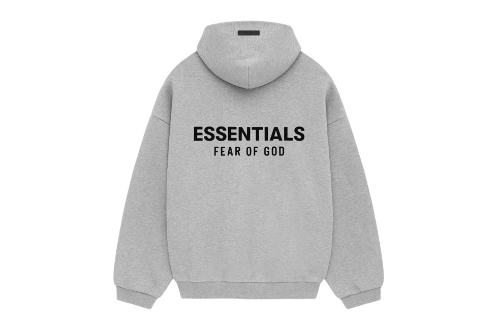 Fear of God Essentials Fleece Hoodie Light Heather Gray (FW24)