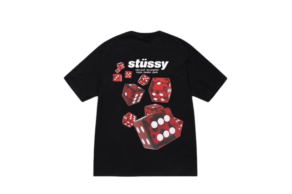 Stussy Rollers Tee Black