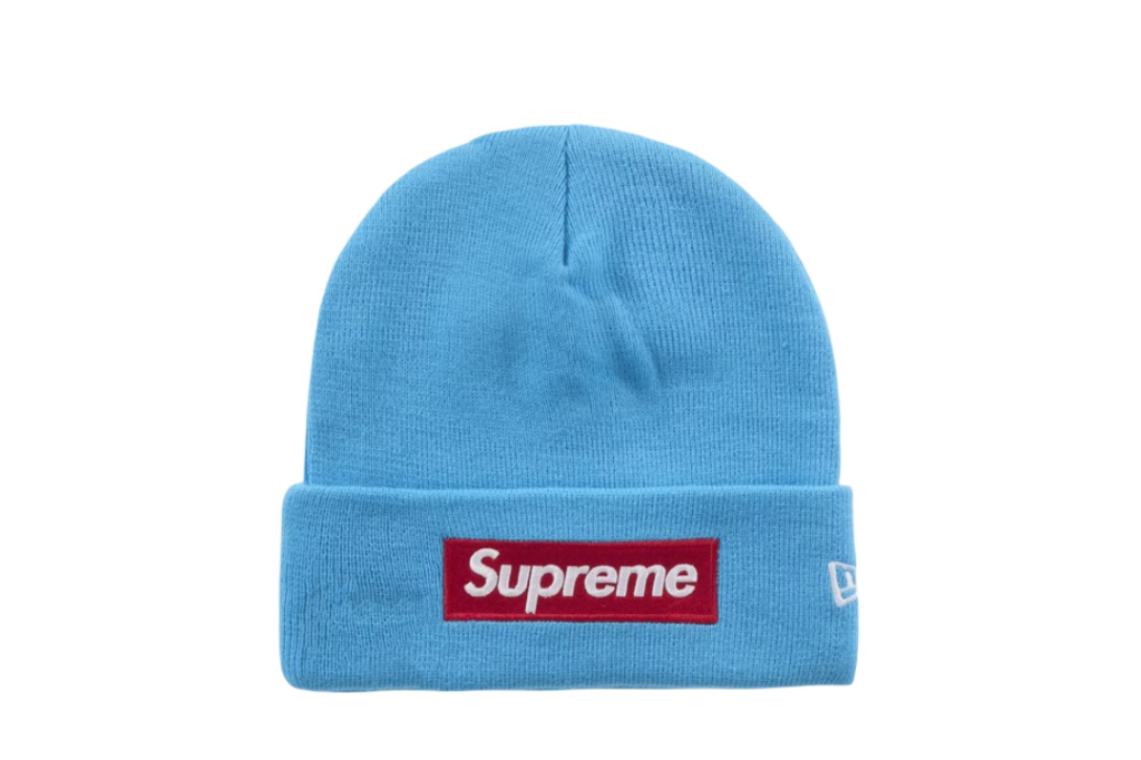 Supreme Box Logo Beanie Blue (FW25)