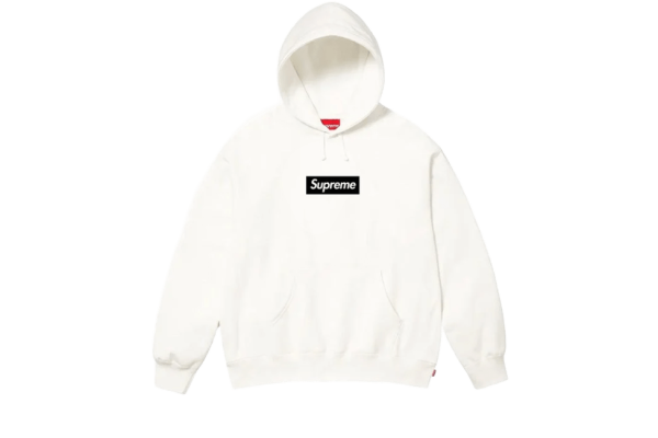 Supreme Paris Anniversary Box Logo Hoodie (SS26) White